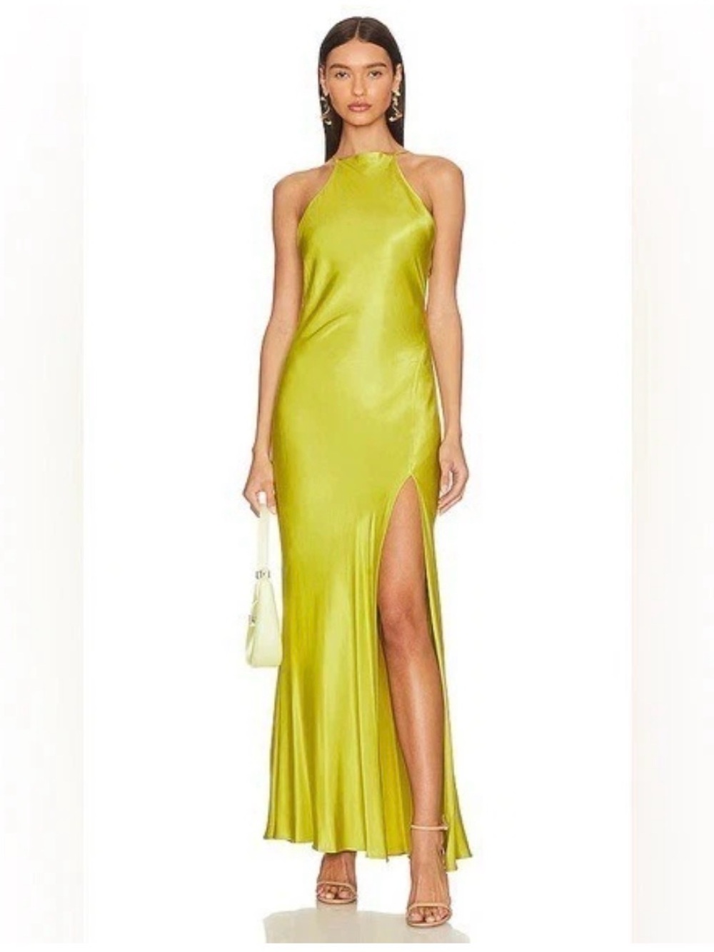 Bec + Bridge green Teresa halter maxi dress